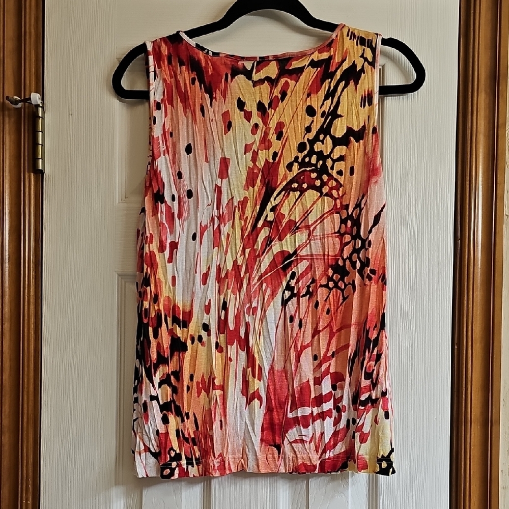 Colorful Abstract Patterned Cardigan - Picture 4 of 5